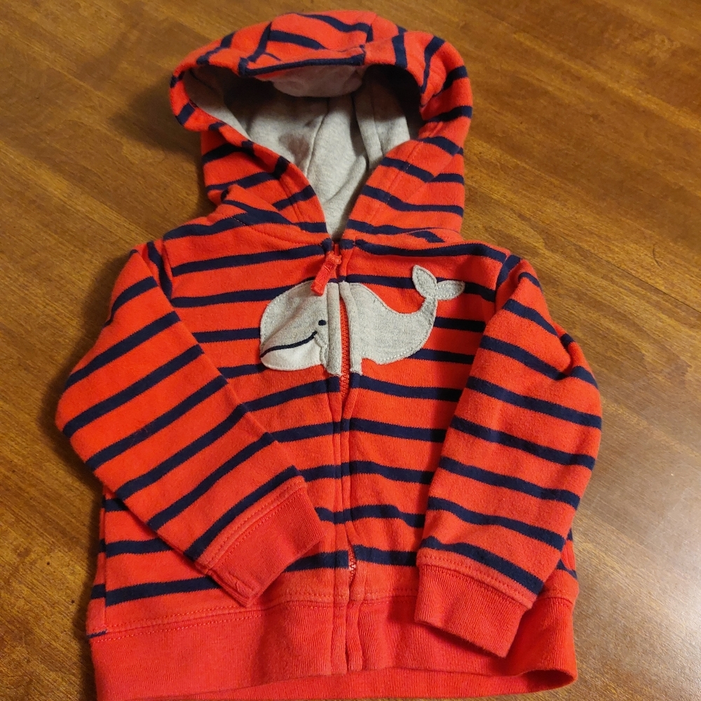 9month baby zip up sweatshirt